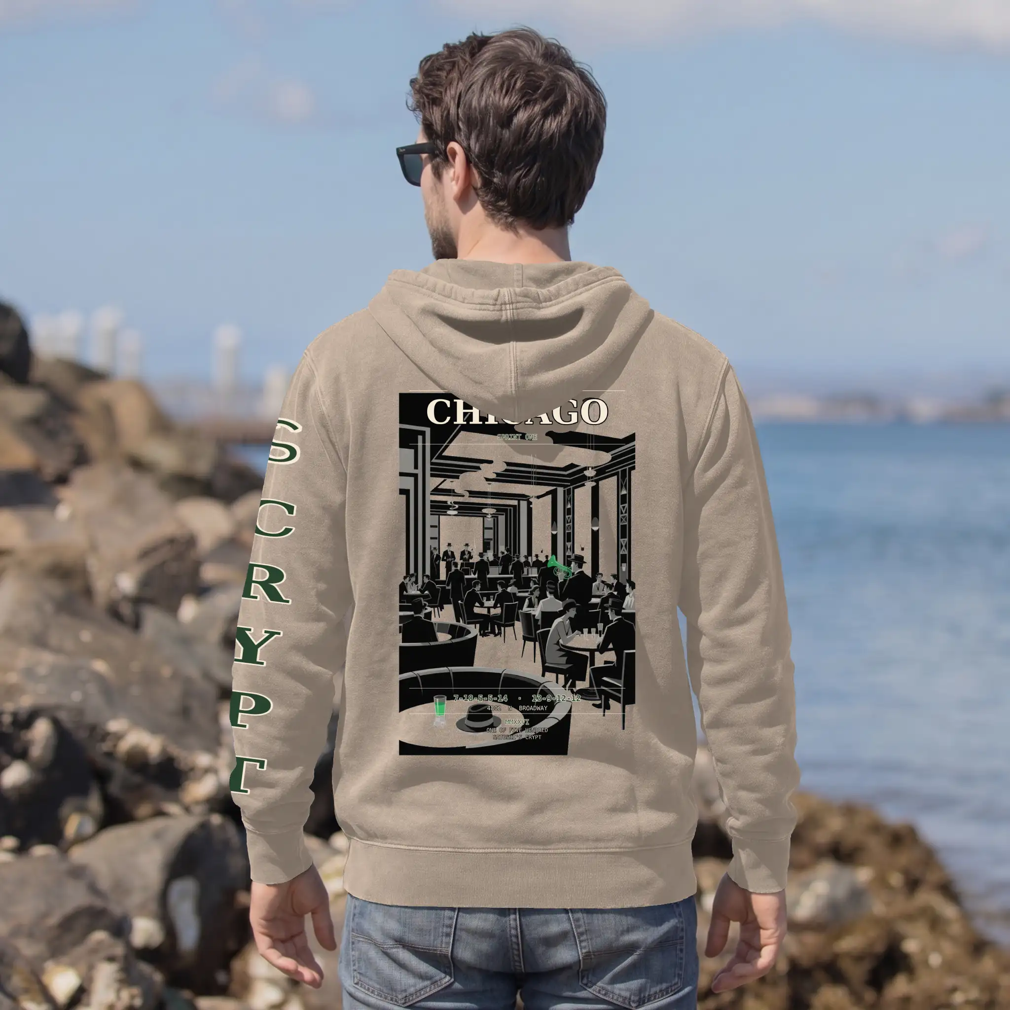 Chicago Sprint Hoodie — Back