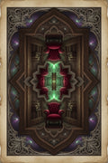 Verdant Cosmism Tarot — cardback design