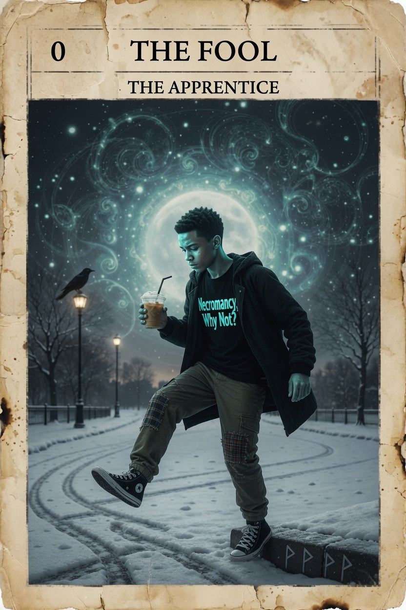 Verdant Cosmism Tarot — 0 The Fool